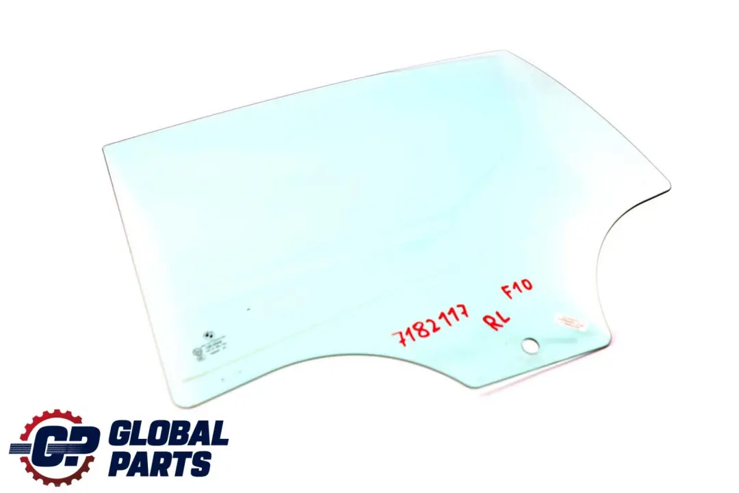 Door Side Window Glass Green AS2 Left N/S to BMW F10 Rear with Part number 7182117 BMW F10 Rear Door Side Window Glass Green AS2 Left N/S - SKU 7182117 - Part number 7182117