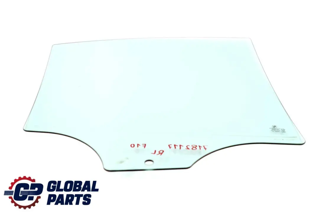 BMW F10 Rear Door Side Window Glass Green AS2 Left N/S - SKU 7182117 - Part number 7182117