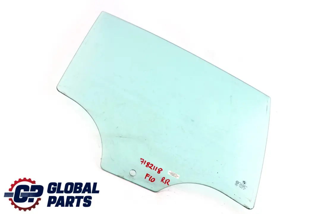 BMW F10 Puerta Trasera Derecha Cristal Ventana Lateral Verde AS2 - SKU 7182118 - Número de pieza 7182118