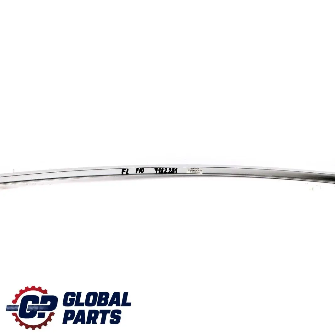Modanatura Finestrino Portiera Anteriore Superiore Sinistra per BMW F10 F11 con numero di parte 7182281 BMW F10 F11 Modanatura Finestrino Portiera Anteriore Superiore Sinistra - SKU 7182281 - Numero di parte 7182281