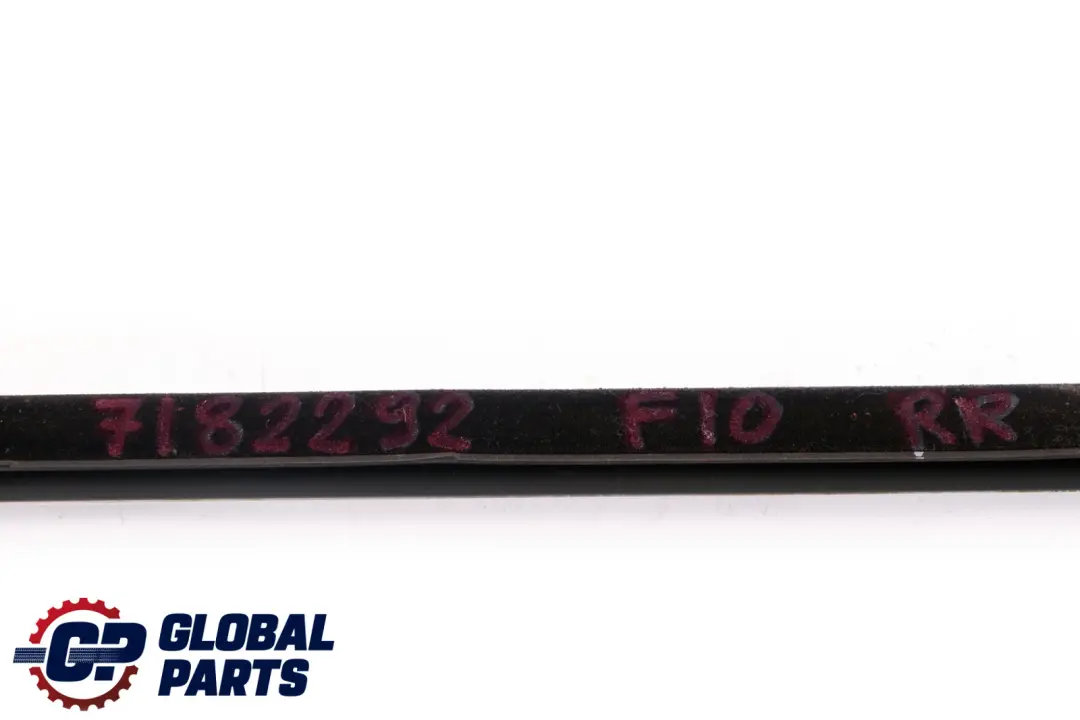 BMW F10 Tür Fenster Äußere Kanal Abdeckung Chrom Hinten Rechts - SKU 7182292 - Teilenummer 7182292