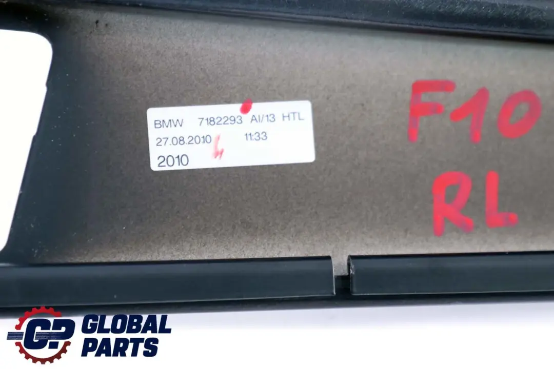 BMW 5 Series F10 F11 Cover Column B Door Rear Left N/S Black Trim Strip Pillar - SKU 7182293 - Part number 7182293