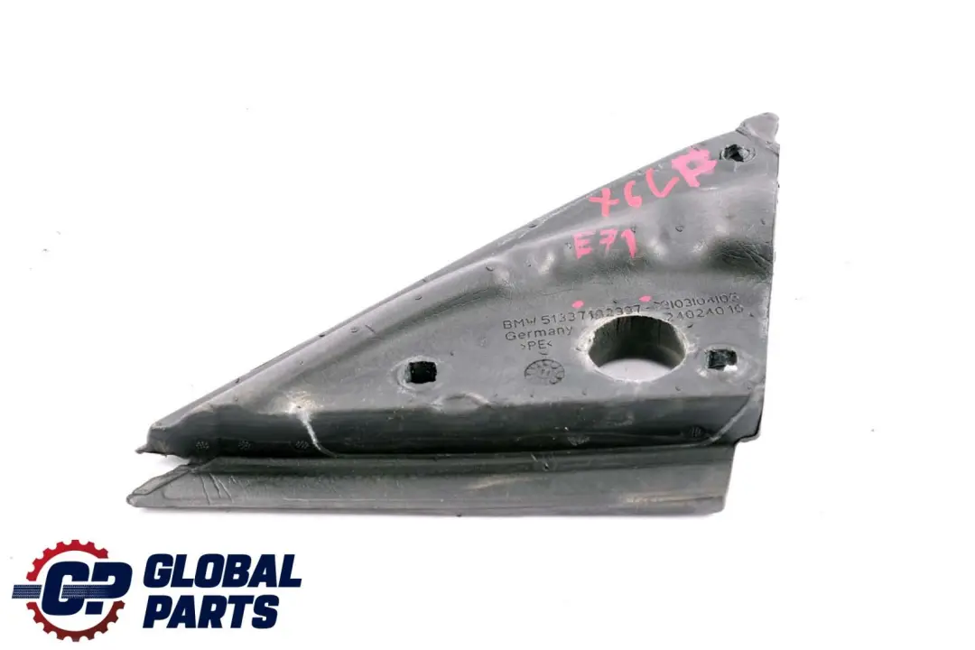 Seal Outer Left Mirror Triangle N/S to BMW X6 Series E71 with Part number 7182337 BMW X6 Series E71 Seal Outer Left Mirror Triangle N/S - SKU 7182337 - Part number 7182337