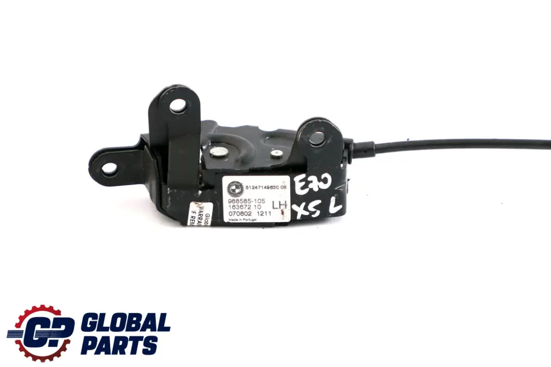 BMW X5 Series E70 Lock Trunk Lid Tailgate Catch Lock With Micro Switch 7149630 - SKU 7183196 - Part number 7183196