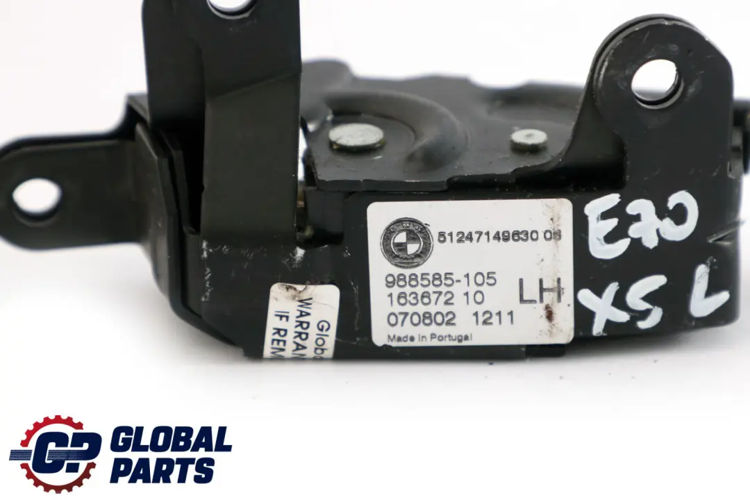 BMW X5 Series E70 Lock Trunk Lid Tailgate Catch Lock With Micro Switch 7149630 - SKU 7183196 - Part number 7183196