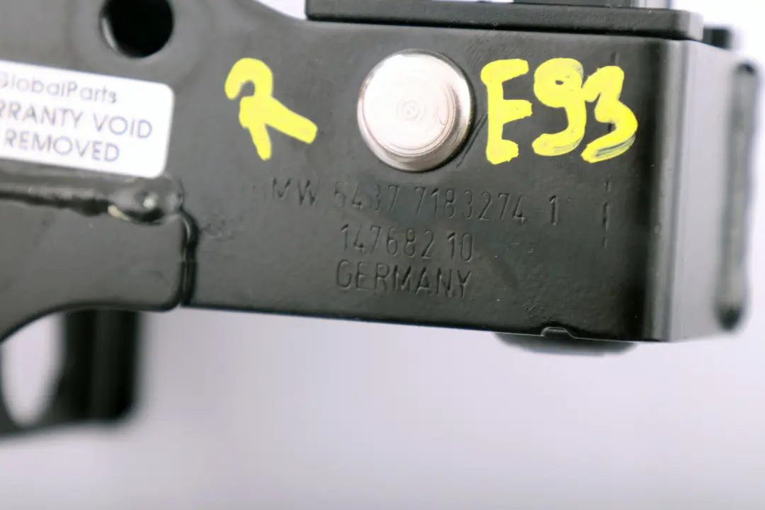 Reihe E93 Cabrio Stützblock-Regalhalterung Ablagebock rechts 5437718327 für BMW 3 mit Teilenummer 7183274 BMW 3 Reihe E93 Cabrio Stützblock-Regalhalterung Ablagebock rechts 5437718327 - SKU 7183274 - Teilenummer 7183274