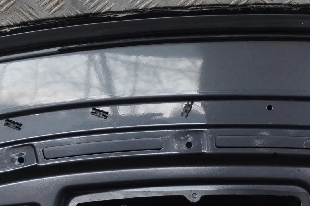 BMW 3 Series E93 Convertible Folding Top Compartment Lid Sparkling Graphite A22 - SKU 7183310-1 - Part number 7183310