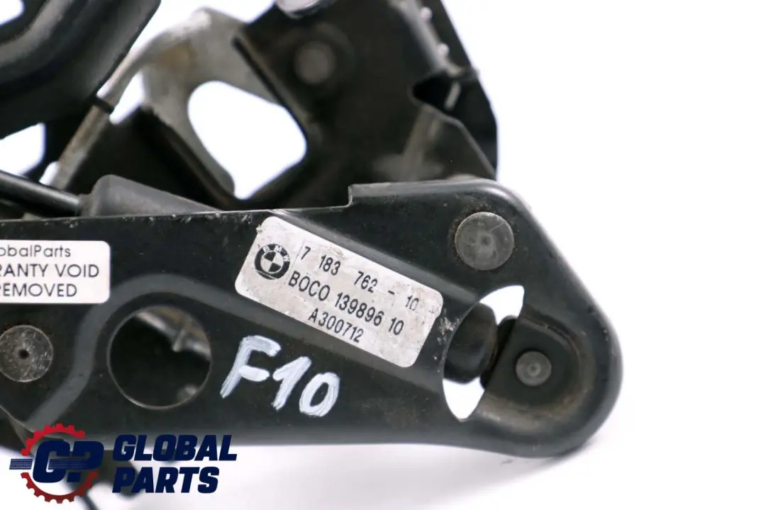 Sistema Di Chiusura Del Cofano Motore Blocco Destro per BMW F01 F02 F10 F11 con numero di parte 7183762 BMW F01 F02 F10 F11 Sistema Di Chiusura Del Cofano Motore Blocco Destro - SKU 7183762 - Numero di parte 7183762