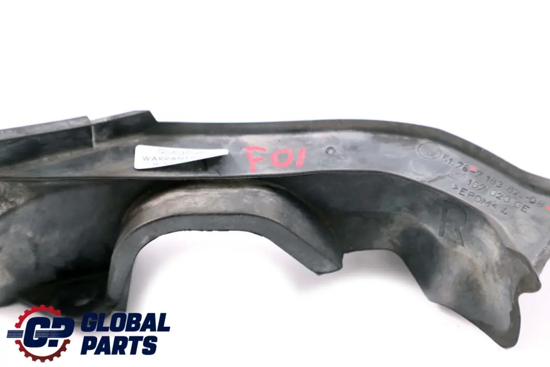 Seal Bonnet Rear Right O/S to BMW 7 Series F01 F02 F03 LCI with Part number 7183828 BMW 7 Series F01 F02 F03 LCI Seal Bonnet Rear Right O/S - SKU 7183828 - Part number 7183828