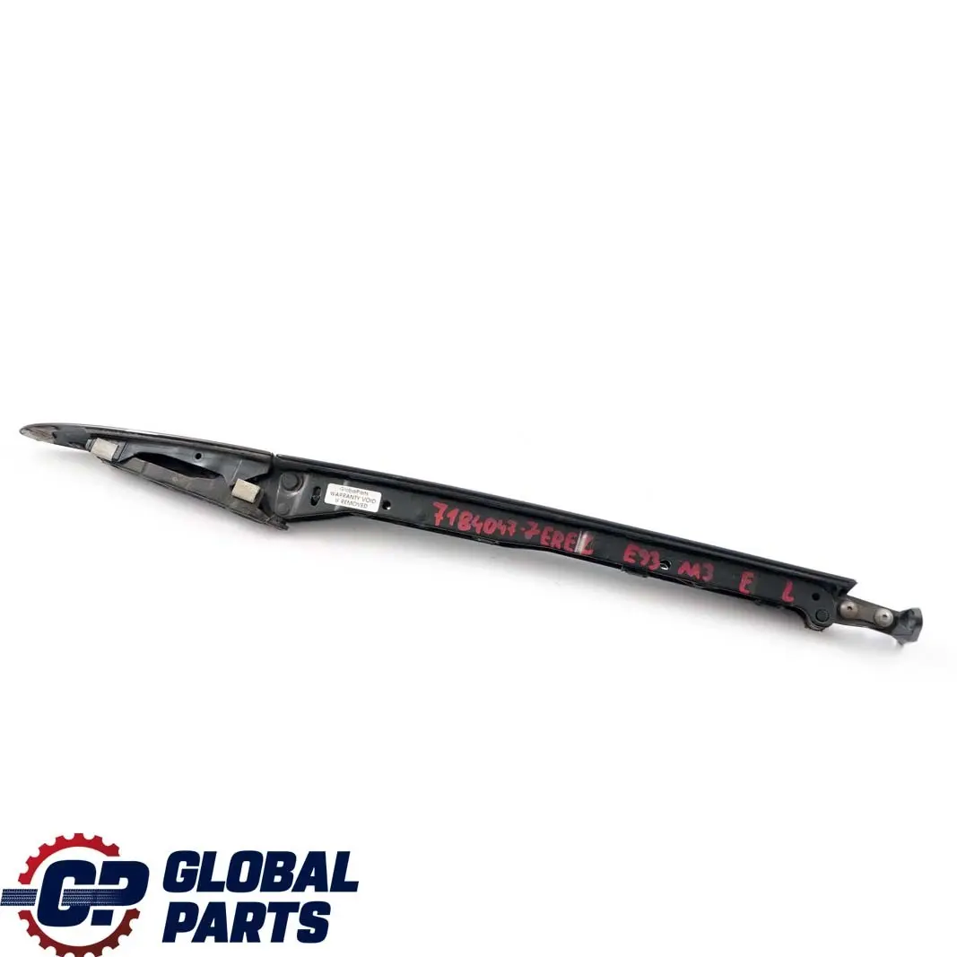 Left Top Molding Roof Hinge Cover N/S Jerezschwarz A73 to BMW 3 E93 Convertible with Part number 7184047 BMW 3 E93 Convertible Left Top Molding Roof Hinge Cover N/S Jerezschwarz A73 - SKU 7184047-JEREZ - Part number 7184047