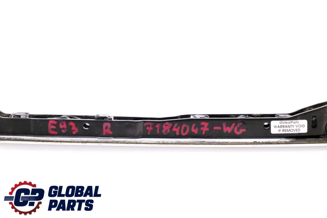 Left Top Molding Roof Hinge Cover N/S White Gold to BMW 3 Series E93 Convertible with Part number 7184047 BMW 3 Series E93 Convertible Left Top Molding Roof Hinge Cover N/S White Gold - SKU 7184047-WG - Part number 7184047