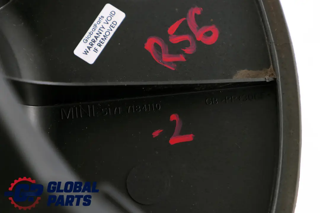 Cache roue de secours 6800205 pour Mini Cooper R50 R52 R56 R58 à propos du numéro de pièce 7184110 Mini Cooper R50 R52 R56 R58 Cache roue de secours 6800205 - SKU 7184110-2 - Numéro de pièce 7184110