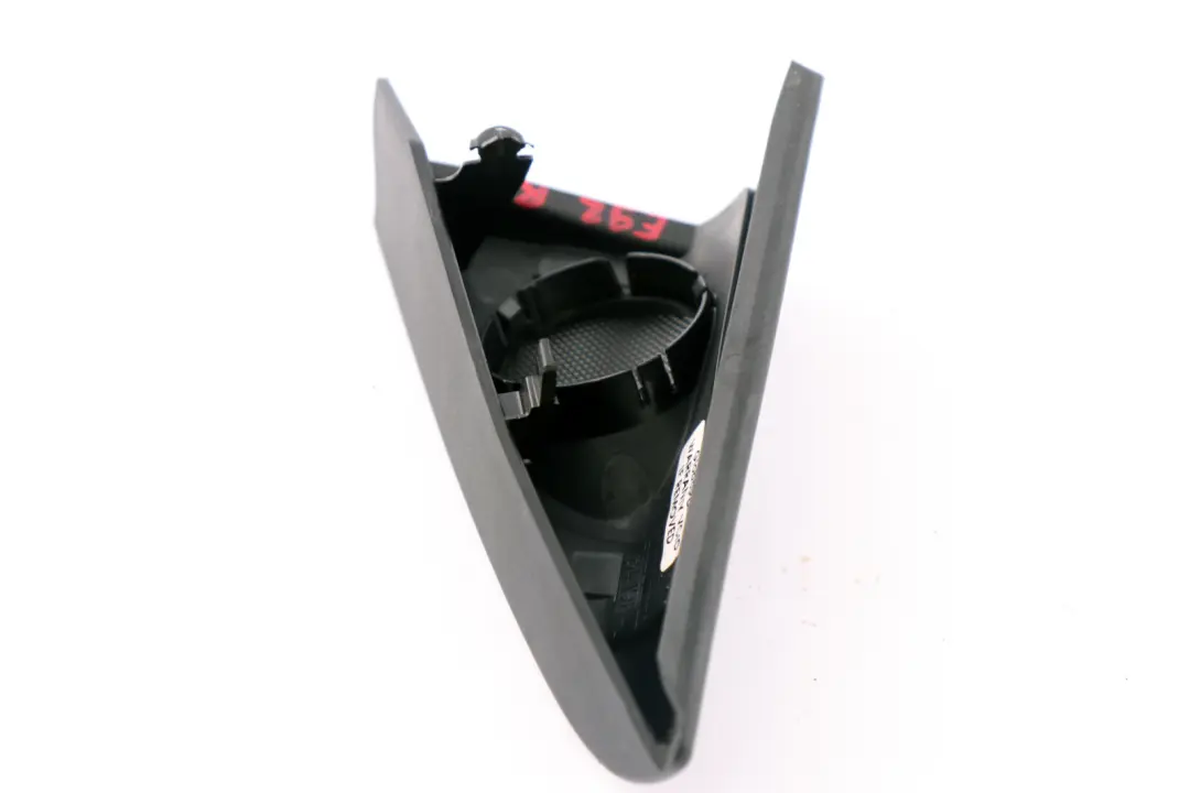 BMW E92 E92N E93 E93N LCI Pannello Angolare Interno Destro Nero - SKU 7184198 - Numero di parte 7184198