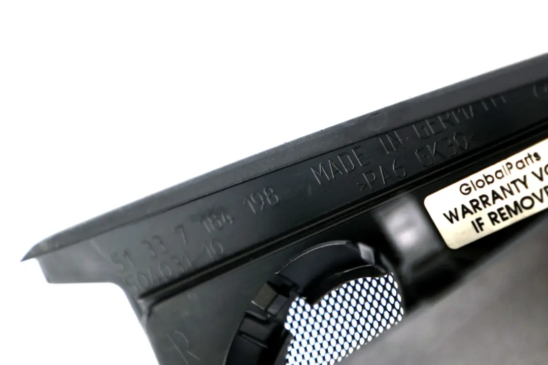 E93N LCI Eckblende Innen Rechts Schwarz für BMW E92 E92N E93 mit Teilenummer 7184198 BMW E92 E92N E93 E93N LCI Eckblende Innen Rechts Schwarz - SKU 7184198 - Teilenummer 7184198