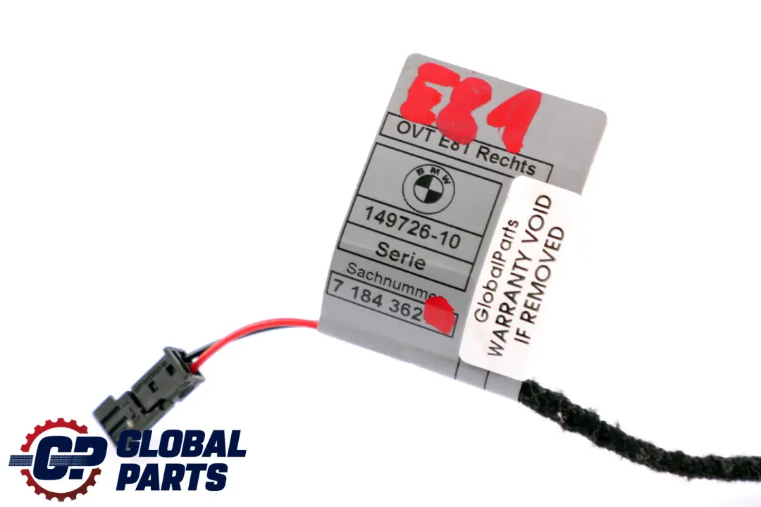 BMW E81 E82 E88 Maniglia Porta Anteriore Destra Illuminazione - SKU 7184362 - Numero di parte 7184362