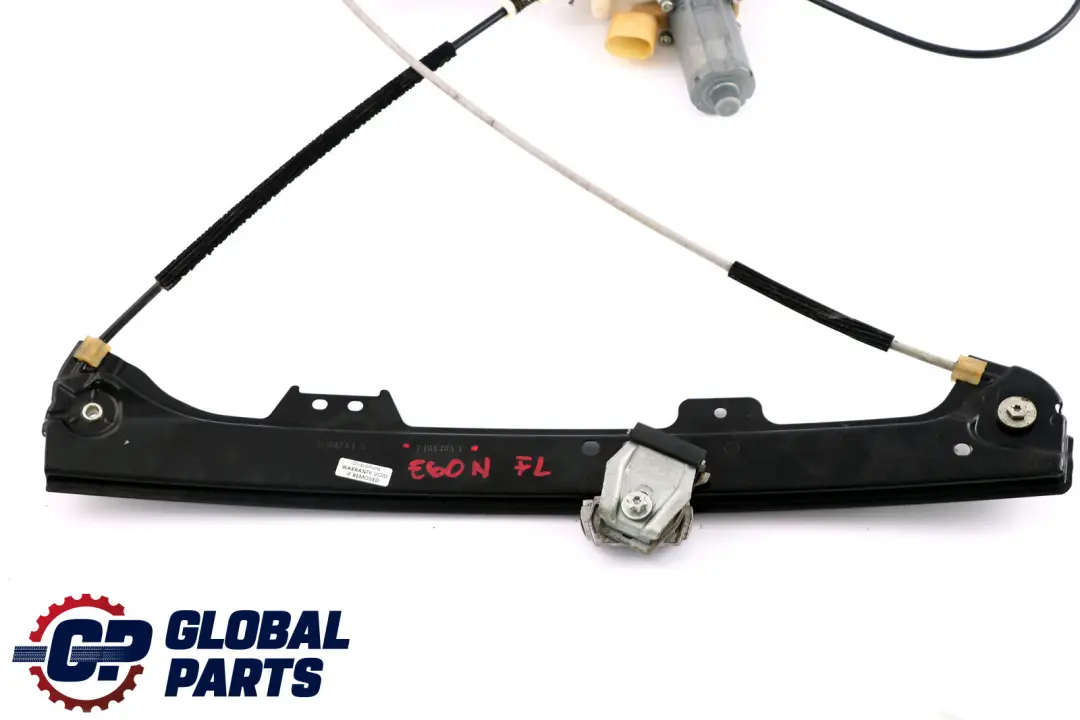 Window Lifter Front Left N/S Mechanism Regulator to BMW E60 E61 Electric with Part number 7075667 BMW E60 E61 Electric Window Lifter Front Left N/S Mechanism Regulator - SKU 7184383 - Part number 7075667