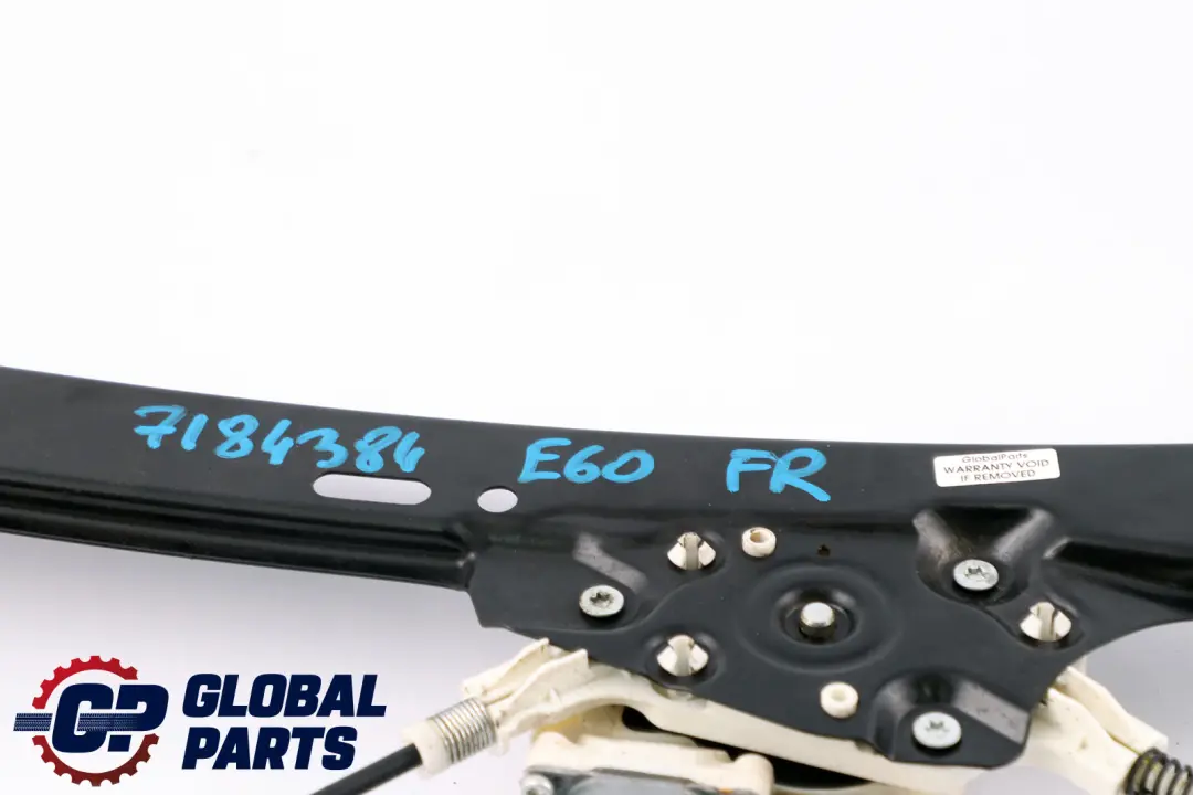 BMW E60 E61 Motor Elevalunas Puerta Delantera Derecha, Lado Exterior - SKU 7184384 - Número de pieza 7184384