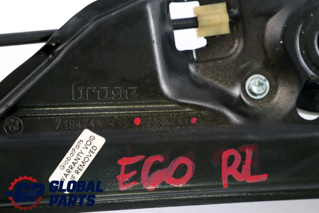 Elevalunas BMW E60 E60N E61 E61N Con Motor Trasero Izquierdo para con número de pieza 7184745 Elevalunas BMW E60 E60N E61 E61N Con Motor Trasero Izquierdo - SKU 7184745 - Número de pieza 7184745