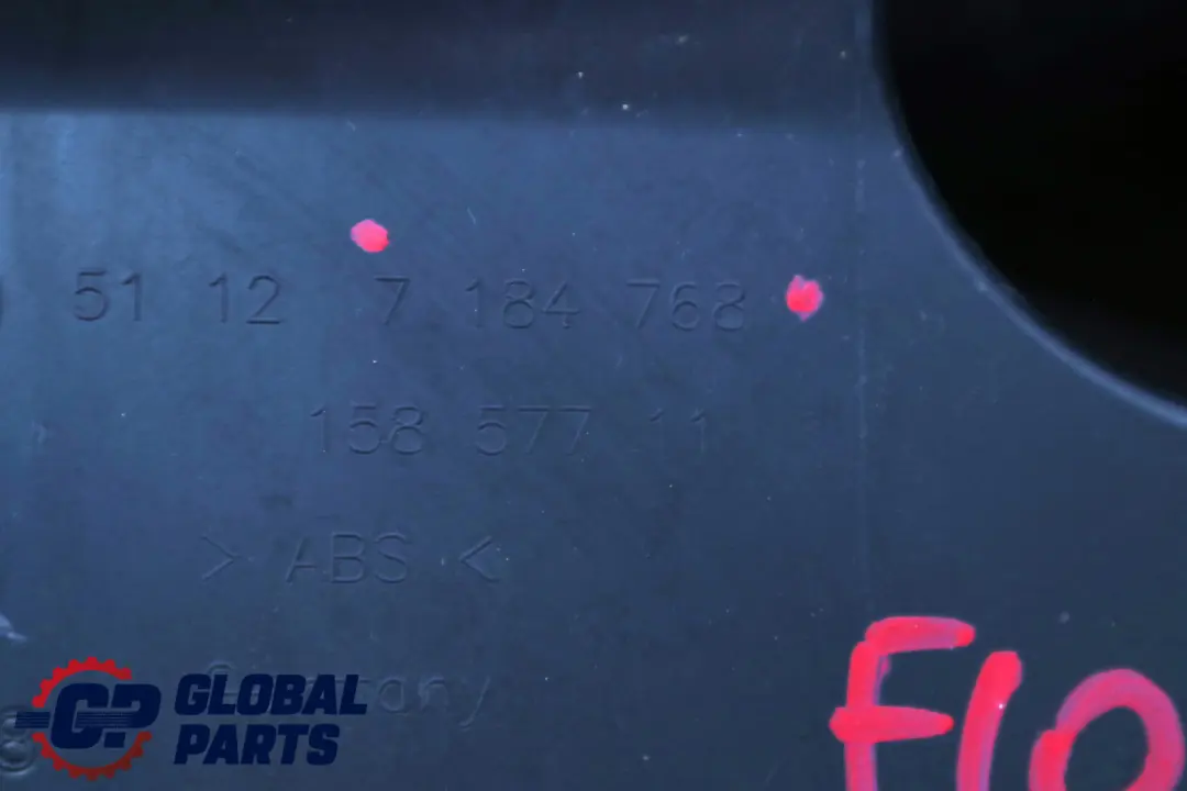 BMW F10 F11 Guida Paraurti Posteriore Destra Staffa Di Montaggio - SKU 7184768 - Numero di parte 7184768
