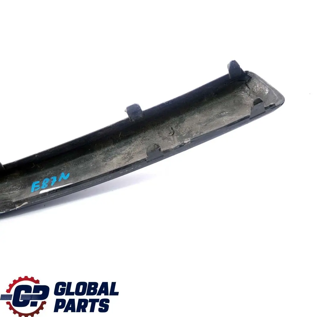 BMW E81 E87 LCI Banda Protectora Paragolpes Delantero Izquierdo Negro Zafiro - SKU 7185131-BS1 - Número de pieza 7185131