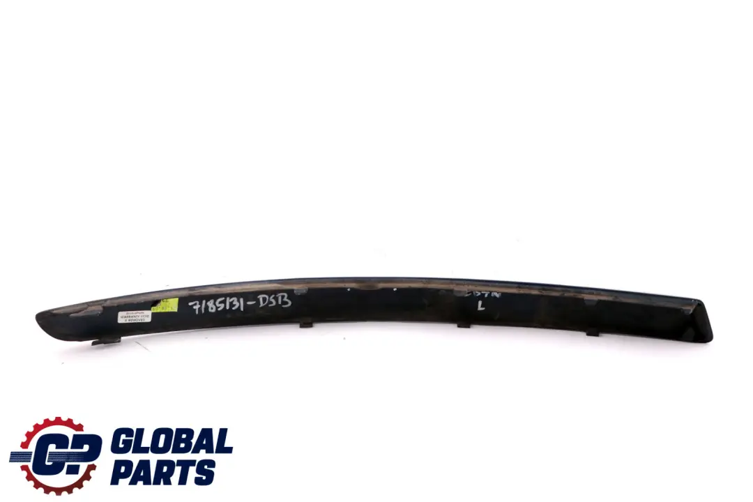 BMW 1 Series E87 LCI Front Bumper Protective Strip Left N/S Tiefseeblau - SKU 7185131-DSB - Part number 7185131
