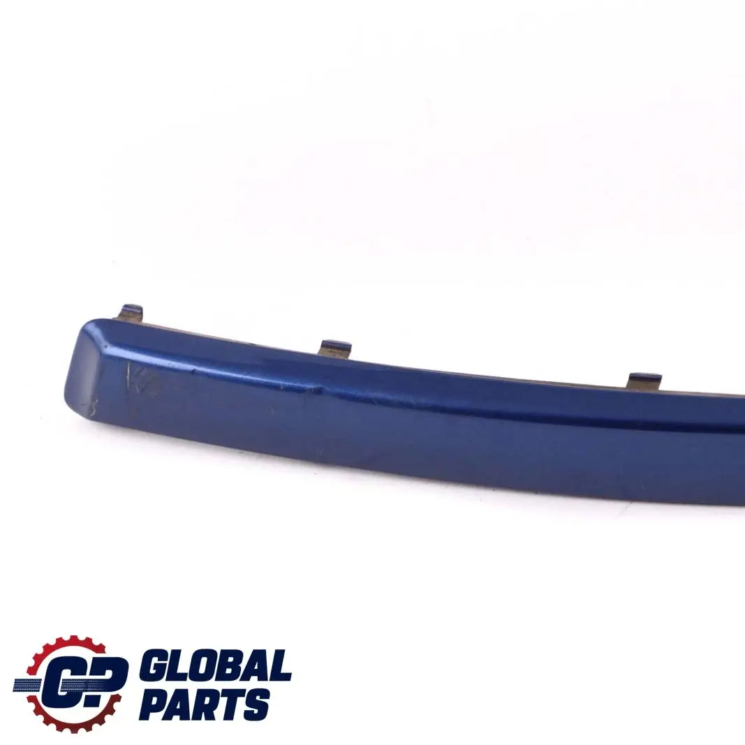 BMW 1 E87 LCI Front Bumper Protective Strip Left N/S Montegoblau Blue - A51 - SKU 7185131-MTB - Part number 7185131