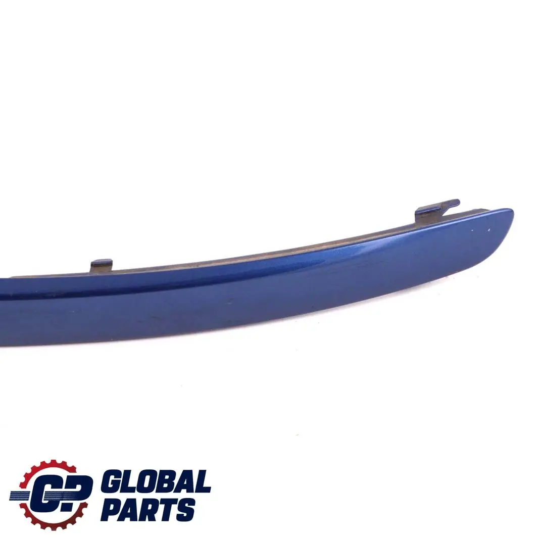 Front Bumper Protective Strip Left N/S Montegoblau Blue - A51 to BMW 1 E87 LCI with Part number 7185131 BMW 1 E87 LCI Front Bumper Protective Strip Left N/S Montegoblau Blue - A51 - SKU 7185131-MTB - Part number 7185131