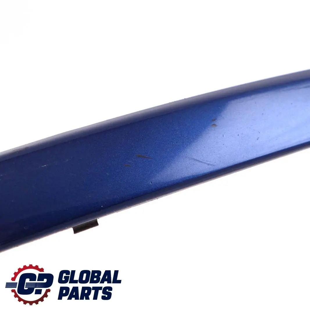 BMW 1 E87 LCI Front Bumper Protective Strip Left N/S Montegoblau Blue - A51 - SKU 7185131-MTB - Part number 7185131