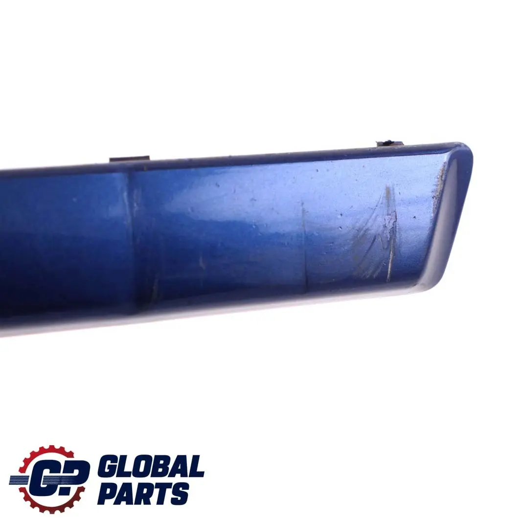 BMW 1 E87 LCI Front Bumper Protective Strip Left N/S Montegoblau Blue - A51 - SKU 7185131-MTB - Part number 7185131