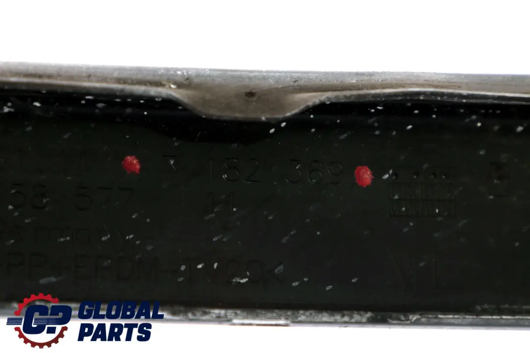 Front Bumper Rubber Strip Trim Left N/S Schwarz Black to BMW 1 Series E87 LCI E81 with Part number 7185131 BMW 1 Series E87 LCI E81 Front Bumper Rubber Strip Trim Left N/S Schwarz Black - SKU 7185131-SCH - Part number 7185131