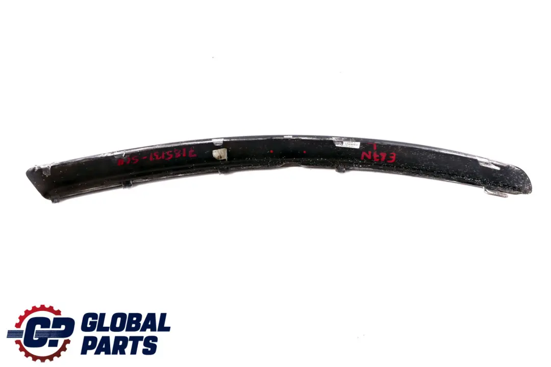 Front Bumper Rubber Strip Trim Left N/S Schwarz Black to BMW 1 Series E87 LCI E81 with Part number 7185131 BMW 1 Series E87 LCI E81 Front Bumper Rubber Strip Trim Left N/S Schwarz Black - SKU 7185131-SCH - Part number 7185131