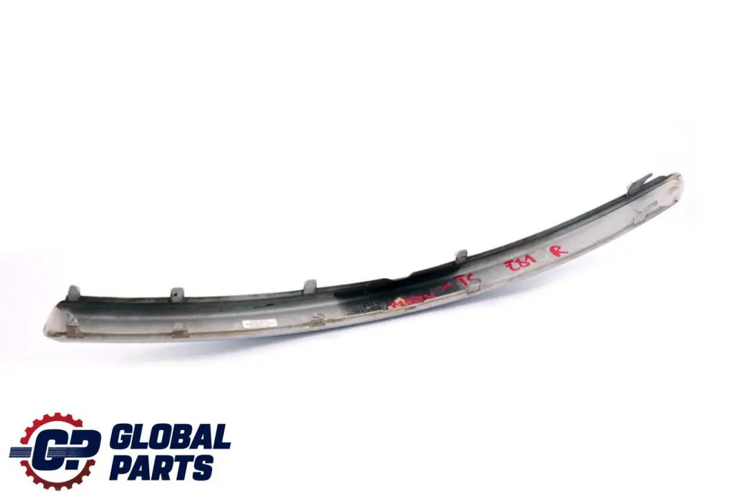 BMW 1 Series E81 Front Bumper Protective Rubber Strip Right O/S Titansilber - SKU 7185132-TS - Part number 7185132