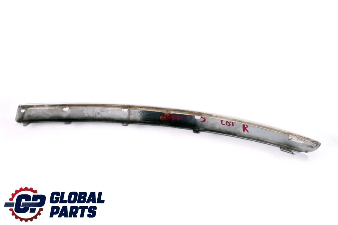 Front Bumper Protective Rubber Strip Right O/S Titansilber to BMW 1 Series E81 with Part number 7185132 BMW 1 Series E81 Front Bumper Protective Rubber Strip Right O/S Titansilber - SKU 7185132-TS - Part number 7185132