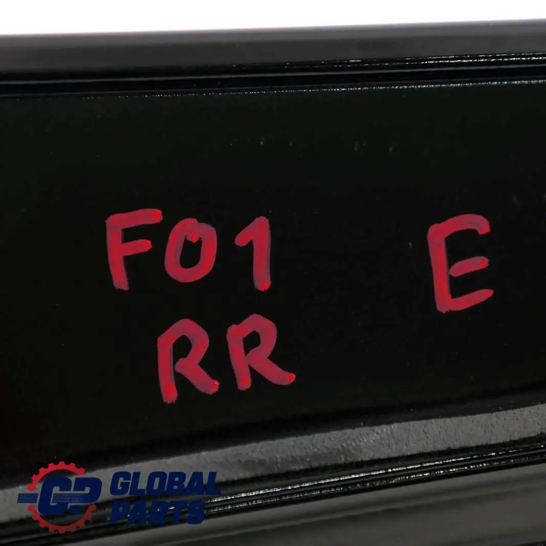 BMW F01 F02 F04 Tapa Columna B Puerta Ventana Trasera Derecha Negro Alto Brillo - SKU 7185234 - Número de pieza 7185234