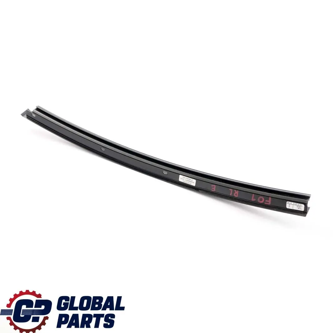 BMW 7 Series F01 F02 Window Guide Web Cover Left N/S Rear High Gloss - SKU 7185235 - Part number 7185235