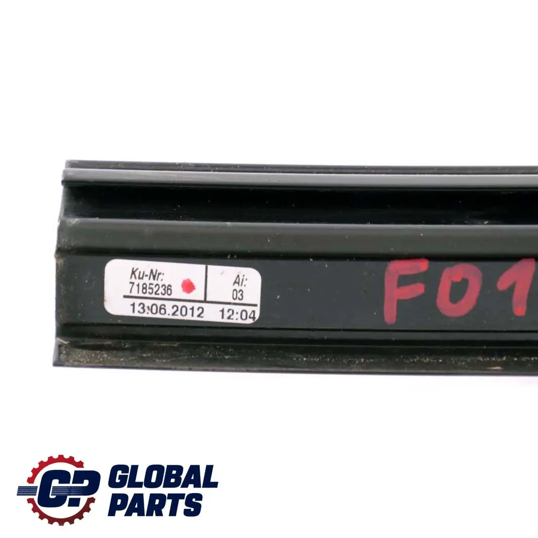 BMW F01 F02 Ventana Guia Web Cubierta Derecha Trasera Alto Brillo - SKU 7185236 - Número de pieza 7185236