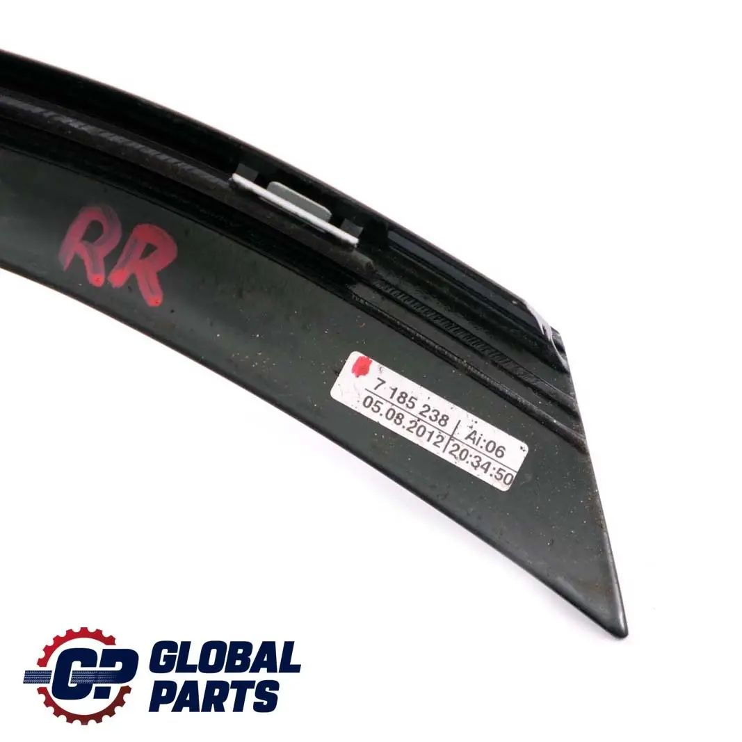 Finisher Window Frame Top Door Rear Right High Gloss to BMW 7 Series F01 with Part number 7185238 BMW 7 Series F01 Finisher Window Frame Top Door Rear Right High Gloss - SKU 7185238 - Part number 7185238