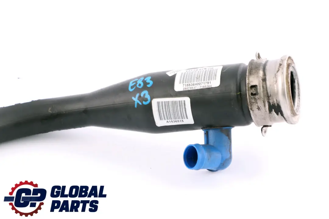 Tubo Plástico Depósito Combustible Diesel para BMW X3 E83 2.0D 3.0D con número de pieza 7185364 BMW X3 E83 2.0D 3.0D Tubo Plástico Depósito Combustible Diesel - SKU 7185364 - Número de pieza 7185364