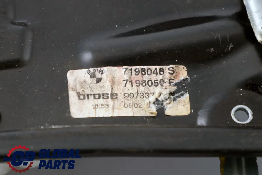 BMW E93 E93N LCI Window Lifter Regulator With Motor Rear Right O/S - SKU 7185482 - Part number 7185482