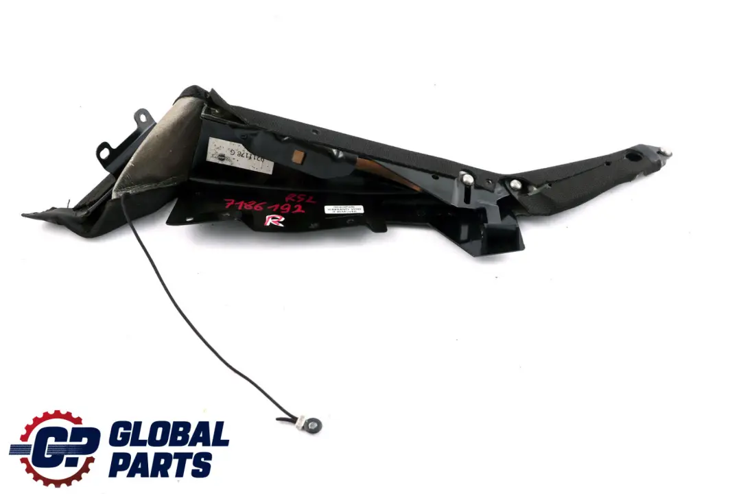 Trasera Derecha Embellecedor Plegable Piezas Montaje Techo para Mini R52 con número de pieza 7186192 Mini R52 Trasera Derecha Embellecedor Plegable Piezas Montaje Techo - SKU 7186192 - Número de pieza 7186192