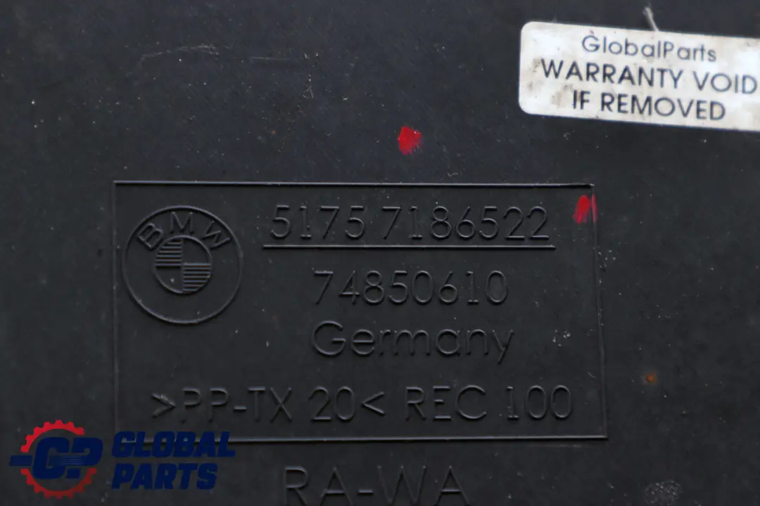 BMW F10 F11 LCI Osłona Podłogi Podwozia Tylna Prawa - SKU 7186522 - Numer Części 7186522