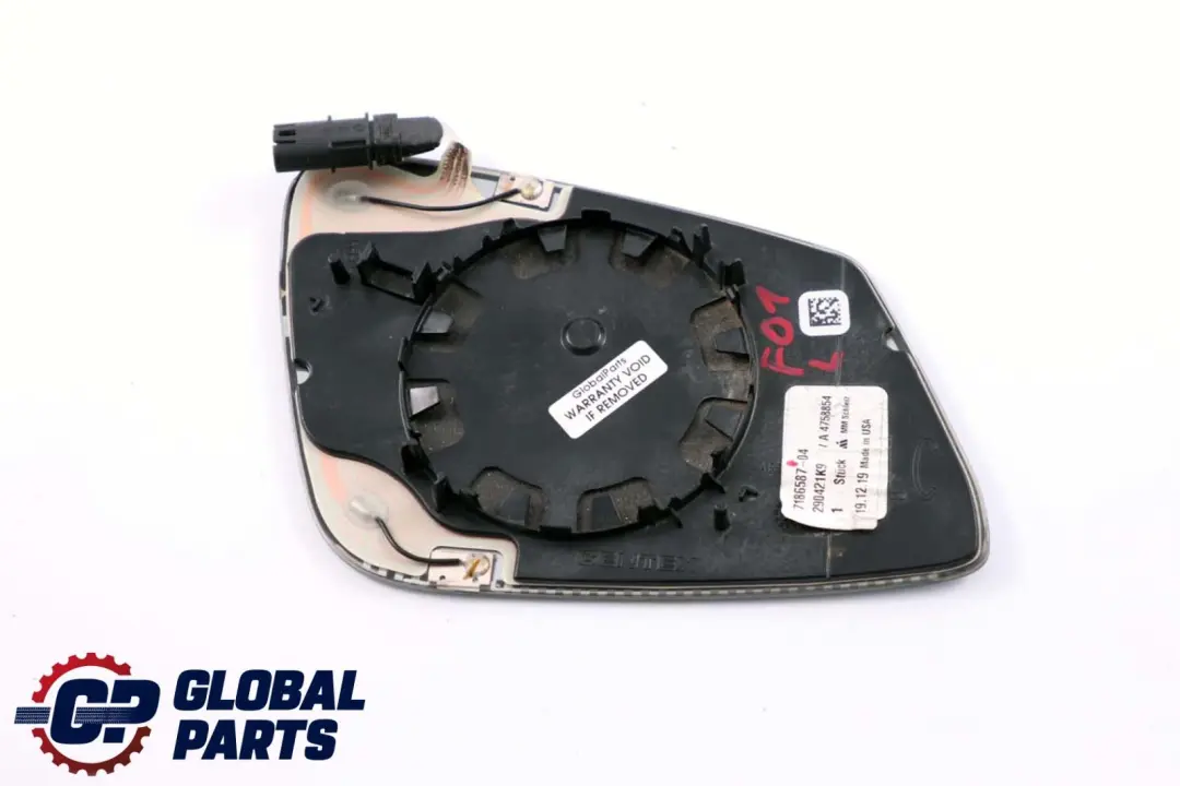 BMW F01 F02 F10 Rétroviseur gauche grand angle électrochrome - SKU 7186587 - Numéro de pièce 7186587