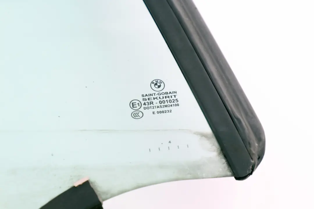 BMW E64 Rear Side Window Glass Green Right O/S AS2 - SKU 7186644 - Part number 7186644
