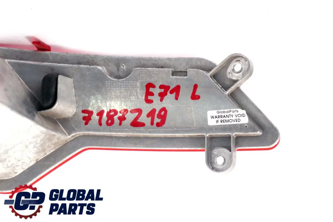 Luz Trasera Luz Antiniebla Trasera Izquierda para BMW X6 E71 con número de pieza 7187219 BMW X6 E71 Luz Trasera Luz Antiniebla Trasera Izquierda - SKU 7187219 - Número de pieza 7187219