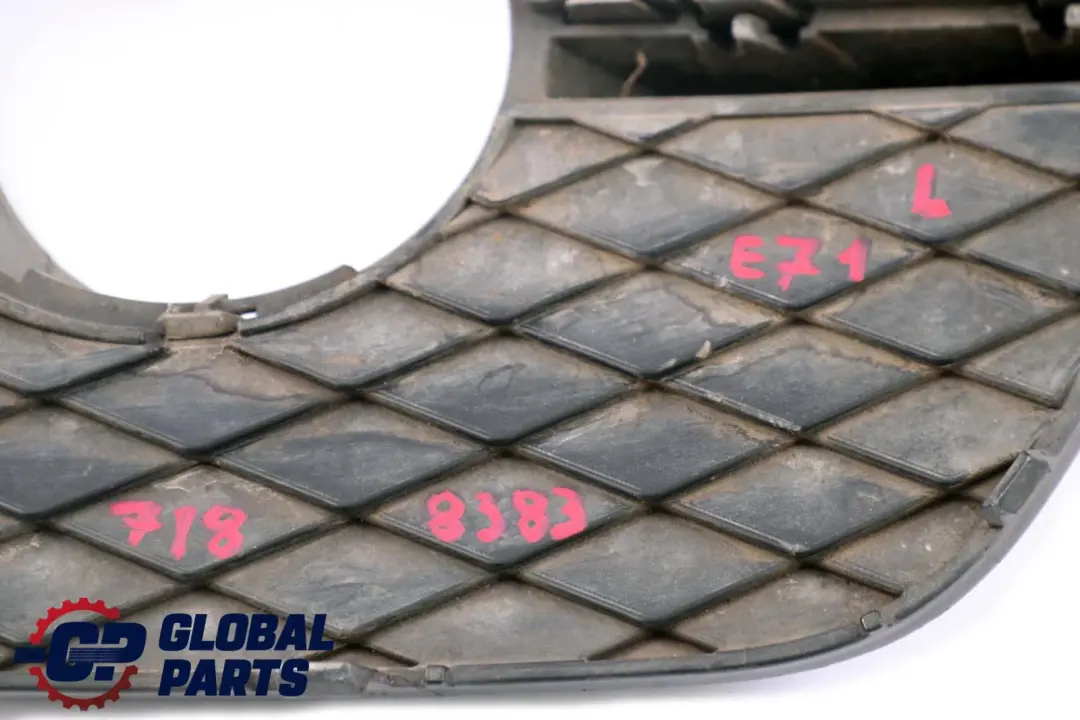 BMW X6 Series E71 Front Bumper Fog Light Closed Grill Left Side N/S - SKU 7188383 - Part number 7188383