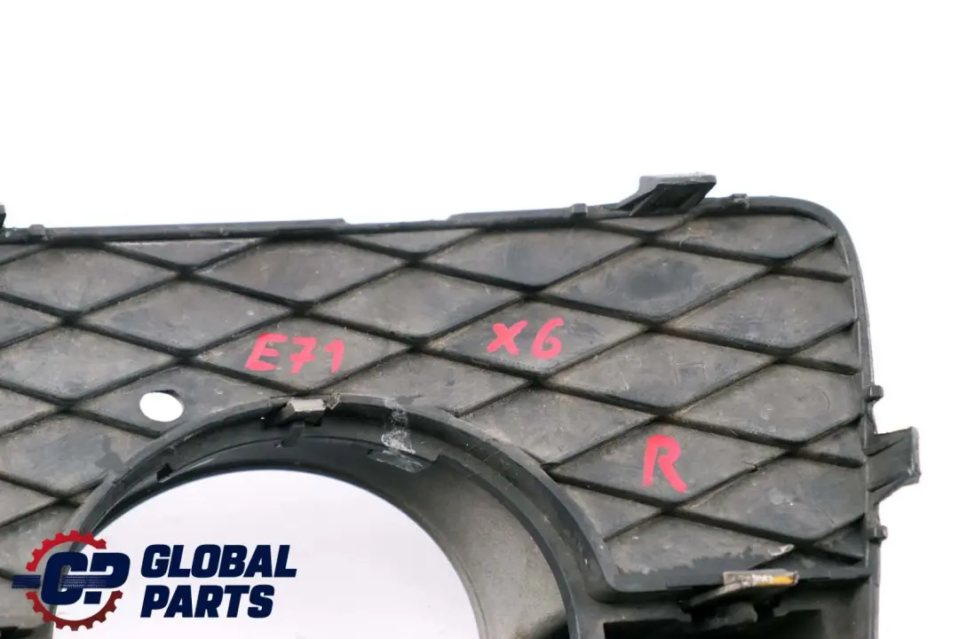 BMW X6 er E71 Vorne Stoßstange Geschlossen Nebellicht Grill Rechts - SKU 7188384 - Teilenummer 7188384