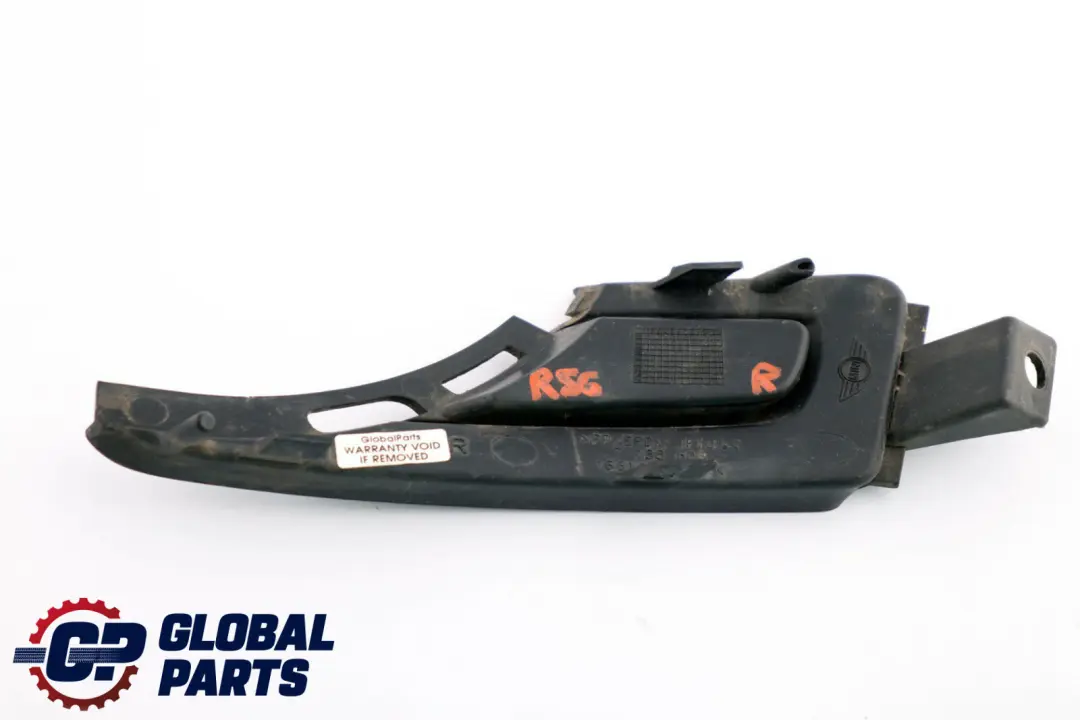 Front Bumper Lower Closed Grill Grid Right O/S to Mini Cooper R55 R56 R57 with Part number 7188606 Mini Cooper R55 R56 R57 Front Bumper Lower Closed Grill Grid Right O/S - SKU 7188606 - Part number 7188606