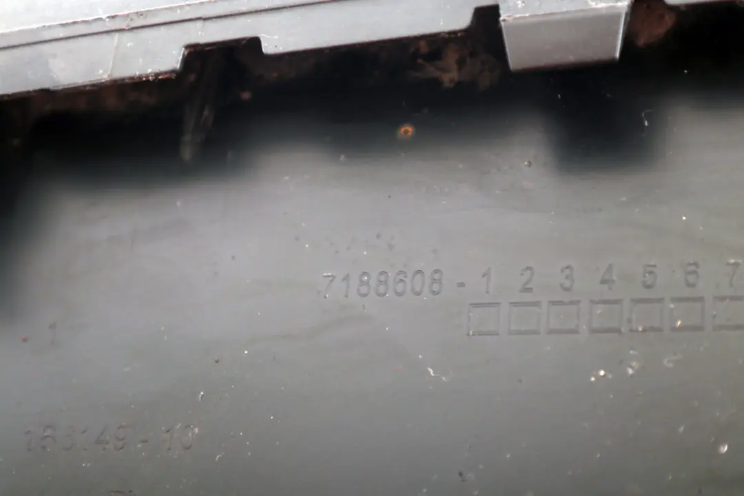 Front Bumper Center Lower Spoiler to Mini R55 R56 R57 LCI with Part number 7188608 Mini R55 R56 R57 LCI Front Bumper Center Lower Spoiler - SKU 7188608 - Part number 7188608