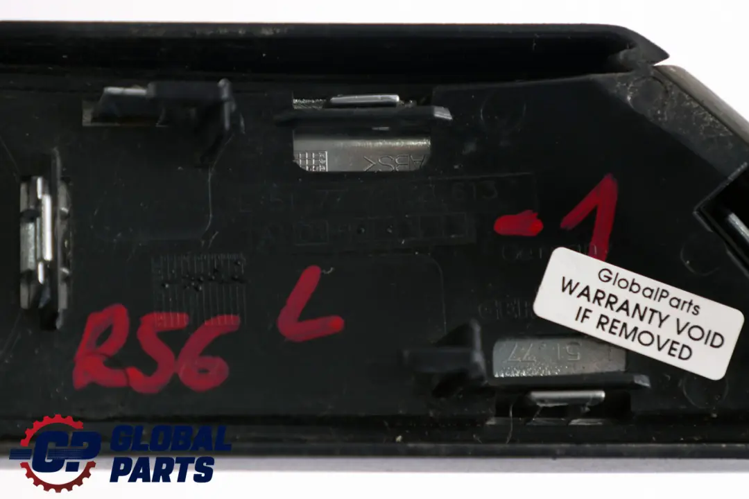 Left N/S Additional Turn Indicator Lamp Chrome to Mini R55 R56 R57 LCI with Part number 7188613 Mini R55 R56 R57 LCI Left N/S Additional Turn Indicator Lamp Chrome - SKU 7188613 - Part number 7188613