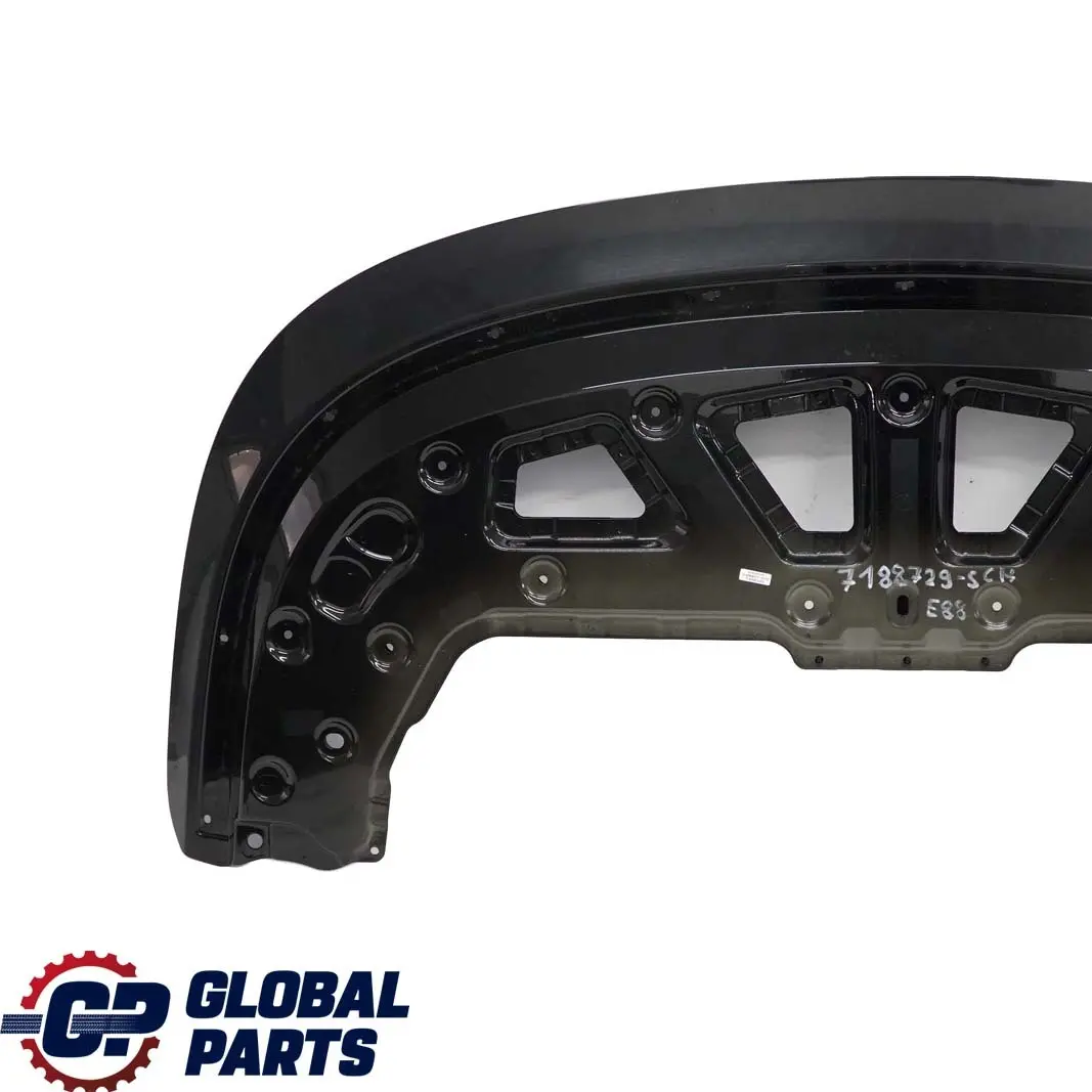 BMW 1 E88 Convertible Folding Top Compartment Lid Cover Schwarz 2 Black - 668 - SKU 7188729-SCH - Part number 7188729